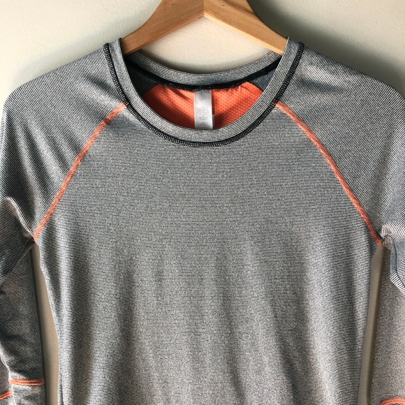 🧡 Lucy Dashing Stripes Athletic Long-Sleeve Top - Picture 3 of 8